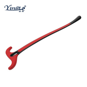Yinste <b>Plastic</b> Shoehorn Long Handle Durable Shoe Puller For Elderly Assistance - Product Image 4
