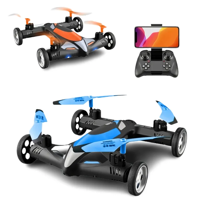 Remote Control Air-Ground Flying Cars Mini Dron 4K Hd Camera Aerial Photography RC Drone Quadcopter Children's Toy Gift