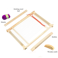 Kit de métier à tisser populaire en bois, métier à tisser multi-artisanat, bricolage, tricot à la main, machine à tisser