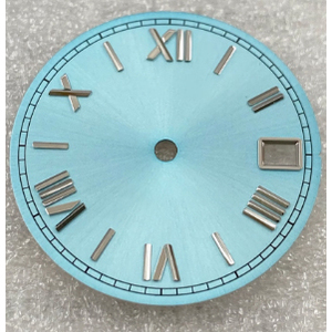 Esfera Romana con Patrón Solar de 28.5mm para Relojes Personalizados, Compatible con Movimiento Mecánico NH35 - Product Image 6
