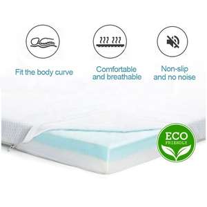 ในกล่องเมโมรี่โฟมท็อปเปอร์เจลแช่เย็น<span class=keywords><strong>ที่นอน</strong></span>แบบนุ่มแบบประคบเย็น - Product Image 5