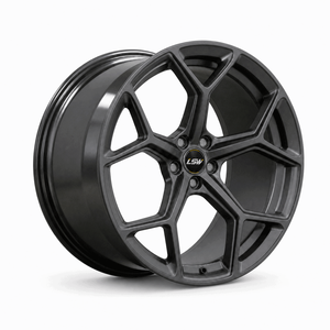 LS8067 Llantas de Aleación de Cinco Radios en Negro Mate de 17/18/19 Pulgadas 5x112 5x114.3 5x120 para BMW E46 E60 E90 - Product Image 1