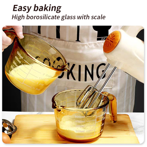 Ikoo mỹ Thủy tinh đo cup chịu nhiệt công cụ cho các phép đo chính xác - Product Image 6