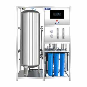 Système de traitement de l'eau ZWT sans réservoir, petit et économique, 250 L/H, avec filtration par membrane RO de première étape et composants essentiels en sable et PP - Product Image 1