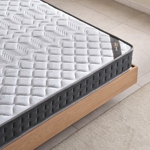 Matelas en Fibre de Charbon de Bambou 1,8 m Double avec Surmatelas en Latex Fermeté Moyenne Respirant pour Chambre à Coucher - Product Image 3