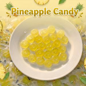 Caramelle all'Ananas Dolci all'Ingrosso, Confezione Personalizzata, Gusto Frutta Tropicale, Caramelle Dure a Forma di Anello - Product Image 1