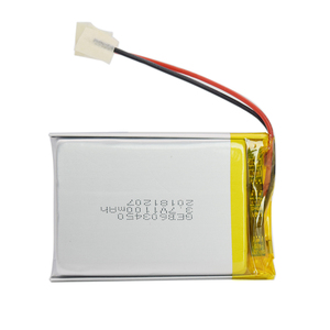 603450 3,7 v 1100mah lipo battery with pcb - Product Image 6