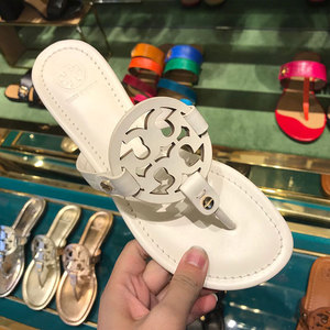 Ciabatte in <span class=keywords><strong>Pelle</strong></span> di Marca Designer TB Toryburrh per Donna, Sandali Slide 2026 - Product Image 4