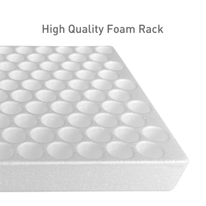 Tubo di raccolta del sangue sottovuoto vassoio per tubo in polistirolo per provetta da 13mm 100 posizioni del tubo di prova del sangue - Product Image 4