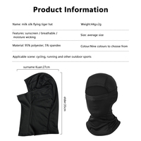Pasamontañas Personalizado al por Mayor para Deportes de Toda Temporada, Gorra para Correr, Ciclismo, Equitación, Protección Facial a Prueba de Viento