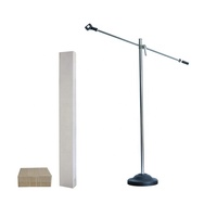 Support de microphone professionnel en métal IS-135A, trépied de scène réglable pour micro de studio