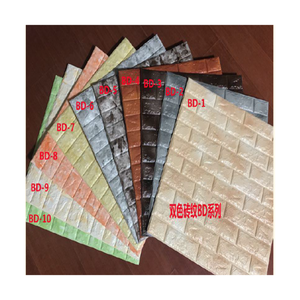 3D PE <strong>Foam</strong> Faux Brick Wall <strong>Stickers</strong> Peel and Stick Waterproof Embossed Wall Panels for Household Use - Product Image 6