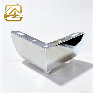 Precio al por mayor: Patas metálicas de 5.5cm para sofá, sillón, sillón de acero, patas en forma de L para sofá de estilo europeo, para sala de estar, comedor y cama. - Product Image 1
