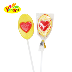 Piruletas Halal Chinas al por Mayor, Surtidas con Sabores de Frutas, en Forma de Corazón - Product Image 4