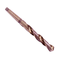Forets hélicoïdaux HSS M35 Co 44-80mm avec tige conique Morse pour percer des outils de fer en acier inoxydable au carbone en métal dur