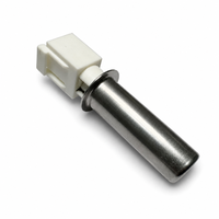 Sensor Suhu Termistor Tipe NTC dengan Casing Logam ATS103F3975FB51AX Output Analog Akurasi 1C untuk Mesin Cuci Pakaian