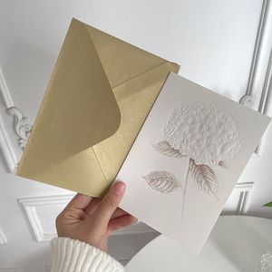 การ์ดอวยพรลายดอกทิวลิปแบบนูนพร้อมซองจดหมาย การ์ดข้อความอวยพร ของขวัญแต่งงานระดับไฮเอนด์ ของขวัญวันหยุด - Product Image 4