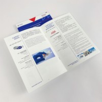 A5 210x148mm, couture de selle, impression de brochures publicitaires d'exposition, impression de catalogue de couleurs