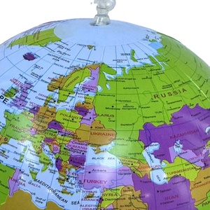 Compressione esterna portatile gonfiabile mappa del mondo terra per bambini all'aperto gioco palla spot all'ingrosso - Product Image 1