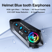 Casque Moto Y12 OEM à Puce Bluetooth 5.4 avec Réduction de Bruit CVC+DSP