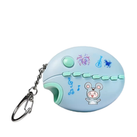 Porte-clés électronique 7 boutons avec projection sonore et lumineuse, enregistrement vocal, photo et logo personnalisables, éducatif, fournitures d'usine