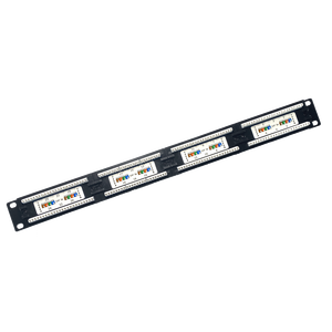 Panel de Acoplamiento de Fibra Óptica de 1U y 19 Pulgadas, Cat <span class=keywords><strong>6</strong></span>, Keystone Jack UTP <span class=keywords><strong>STP</strong></span>, Panel de Conexiones de Red de 24/48 Puertos - Product Image 3