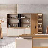 Armoires de classement modernes en bois massif - Rangement modulaire durable grande capacité avec serrures, couleurs personnalisables pour appartement, maison, bureau, salon