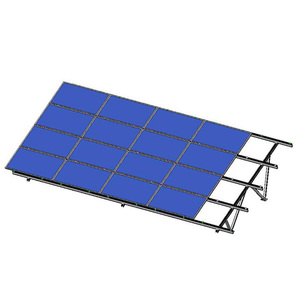 Support d'installation facile Système complet Supports de montage personnalisables Supports de panneaux solaires Support de montage au sol - Product Image 2