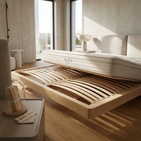 Sommier à lattes YX de qualité AA, robuste et durable, en bois de bouleau écologique, installation facile, taille personnalisée, support de matelas pour lit plateforme