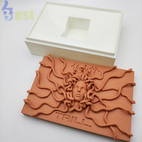 Support de téléphone portable OEM Chine impression 3D résine de cire rouge matériau peinture par pulvérisation traitement de surface prototype services de traitement