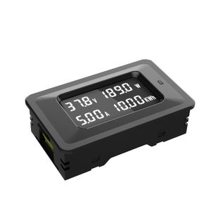 Medidor Digital de Voltaje y Corriente CC, Voltímetro, Amperímetro, Medidor de Energía, LCD 4 en 1, CC 70V Máx. 20A 50A 100A con Derivación - Product Image 1