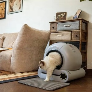Nueva Caja de Arena para Gatos Automática de Color Gris con Wifi, Control de Olores, 65L de Espacio, Autolimpiable - Product Image 5