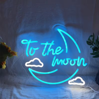 Logo en acrylique LED imperméable, thème de couleur personnalisable, lumière du jour 6000K, DC 12V, dimmable, utilisation en intérieur