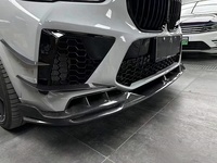Séparateur avant en Fiber de carbone de haute qualité et couvercle de lèvre de pare-chocs nouveau diffuseur sous becquet pour BMW F95 X5M