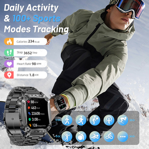 Smartwatch LIGE AK86 con oltre 100 modalità sportive, torcia, contapassi, monitoraggio della salute, promemoria, fotocamera, impermeabile, per <span class=keywords><strong>uomo</strong></span>, per attività all'aperto. - Product Image 5