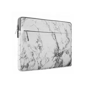 13.3 Inch Komputer Notebook Marmer Putih Laptop Sleeve Case Casing Cover