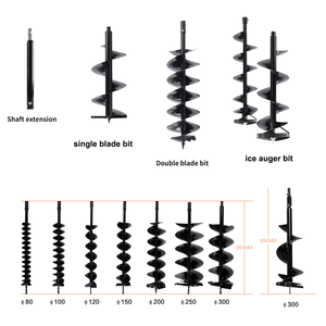 Perceuse à trous à essence AG001-1E48F 68 CC, perceuse à trous pour poteaux, <span class=keywords><strong>tarière</strong></span> manuelle - Product Image 4