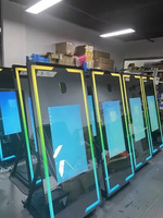 Cabine photo interactive à miroir avec écran tactile HD et impression instantanée pour les mariages et les fêtes-Cabine photo numérique AI