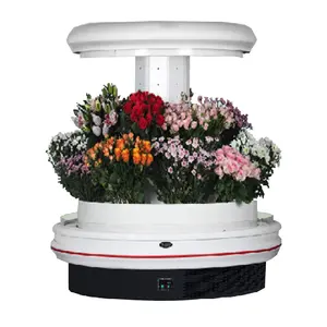 Kimay Hot Selling Durable Design Round Commercial Refrigerator Fresh Flower Display Cooler