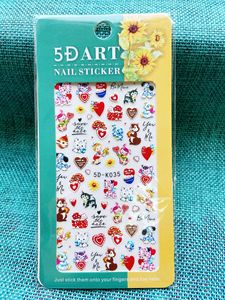 Pegatinas de Uñas con Patrón de Mariposa en Relieve 5D, Calcomanías de Flores para Ropa, Papel de Transferencia, Material para Arte de Uñas - Product Image 6