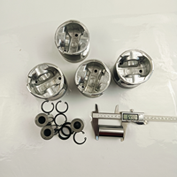 Kit Piston Forged Baru untuk Mesin, Perakitan Piston 120111W415+A007 PISTON PIN ASSY untuk Nissan 12011-D057-PP Garansi 1 Tahun