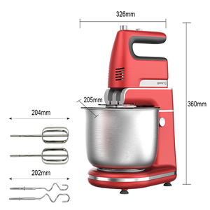 Nhà nhà bếp bánh mì bột bột trứng 5 tốc độ 3.5L điện bàn tay bảng standmixer đứng máy trộn thức ăn với xoay trộn bát - Product Image 4