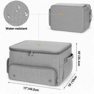 Organisateur <span class=keywords><strong>de</strong></span> coffre <span class=keywords><strong>de</strong></span> golf personnalisé stockage <span class=keywords><strong>de</strong></span> casier <span class=keywords><strong>de</strong></span> balles <span class=keywords><strong>de</strong></span> golf <span class=keywords><strong>de</strong></span> voiture étanche avec compartiment ventilé séparé pour 2 paires <span class=keywords><strong>de</strong></span> chaussures - Product Image 3