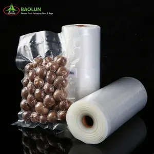 Custom Vacuum Seal Bags Biodegradable Vacuum Seal Bags Embossed Vacuum Sealer Bag Roll For Food Packaging