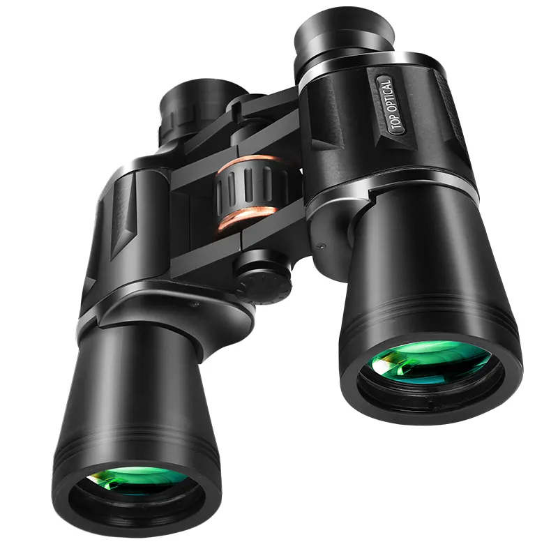 Factory Outlet Popular 10x50 Porro Prism Binoculars Long Range Low Light Night Vision Hunting Opera Telescope Binoculars