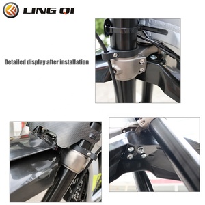 Garde-boue avant en plastique modifié LINGQI RACING SURRON Light Bee Gen 2 pour <span class=keywords><strong>moto</strong></span> tout-terrain SUR RON SUR-RON, kit de protection contre la boue - Product Image 2