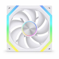 Ventilateur de boîtier PC SNOWMAN WK120-ARGB-WH 120mm blanc ARGB, débit d'air élevé 76.8CFM, roulement hydraulique PWM, synchronisation 5V 3 broches, vente en gros