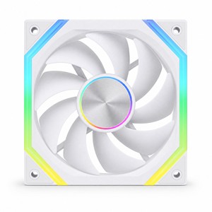 Ventilador para Caja de PC SNOWMAN WK120-ARGB-WH de 120 mm, Blanco, ARGB, 76.8CFM, Alto Flujo de Aire, PWM, Rodamiento Hidráulico, 5V, 3 Pines, Sincronización, Venta al Por Mayor - Product Image 5
