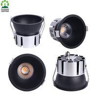 Éclairage commercial moderne fixe 7W 10W 15W CRI 92 3000K Projecteurs IP65 pour intérieur, lampes de plafond pour salle de bain
