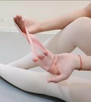 Sangle d'étirement pour arches plantaires Libenli en latex rose, haute élasticité, différents niveaux, pour gymnastes, danseurs de ballet et nageurs artistiques